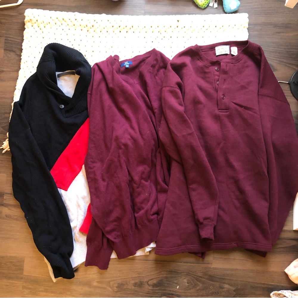 3pc mens sweater bundle